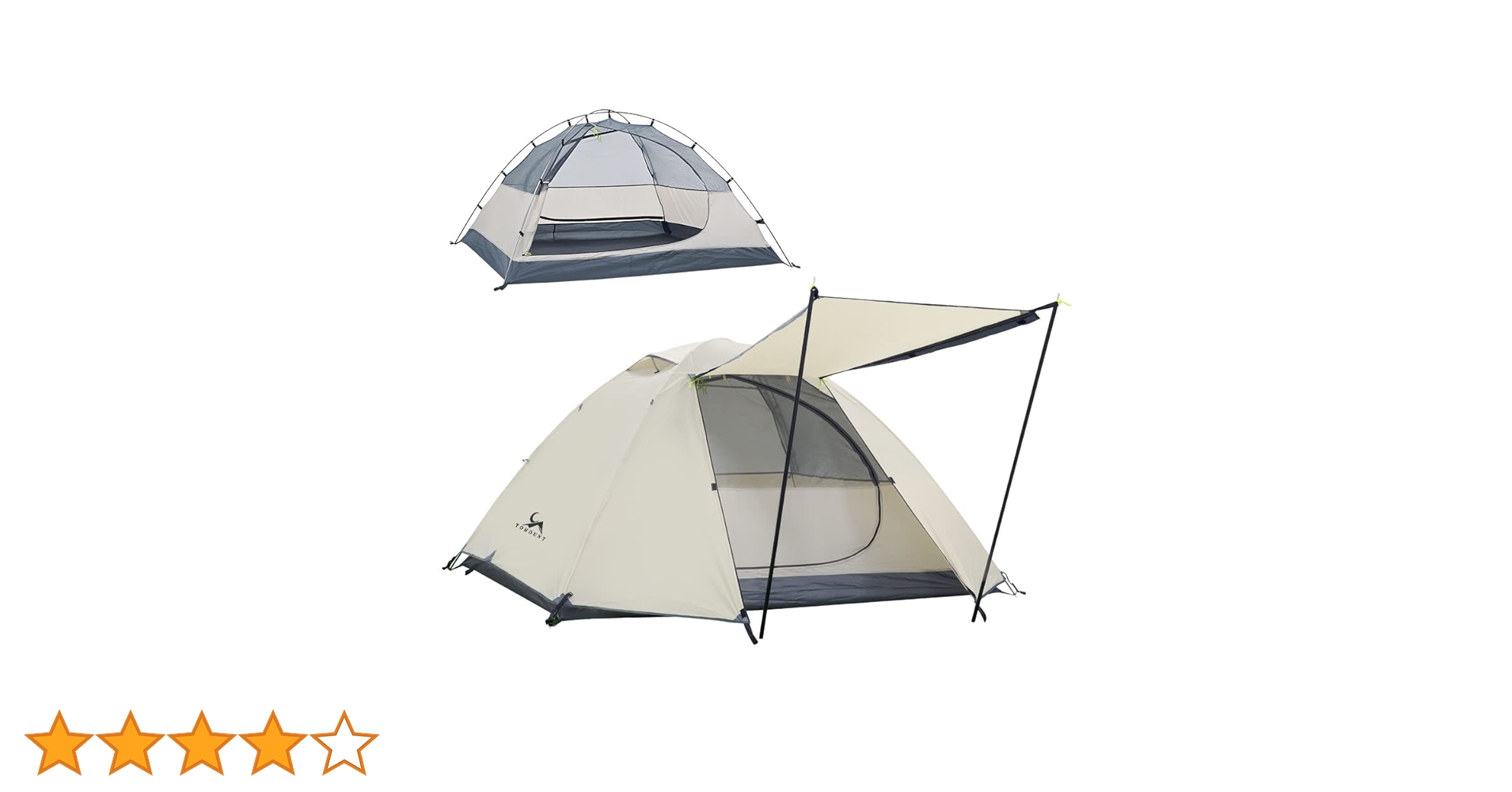 Amazon | TOMOUNT テント 2人用 アルミポール 軽量 キャンプ